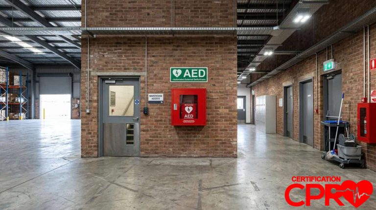 AED Emergency Equipment in Las Vegas Facility.