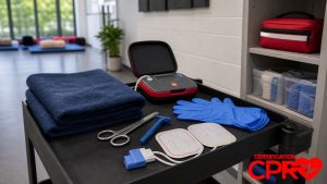 AED training supplies for special situations in CPR classes in Las Vegas.