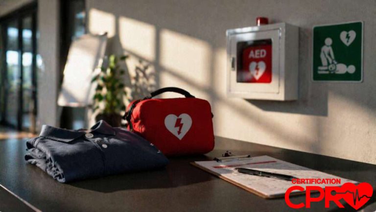 AED and CPR training equipment in Las Vegas.